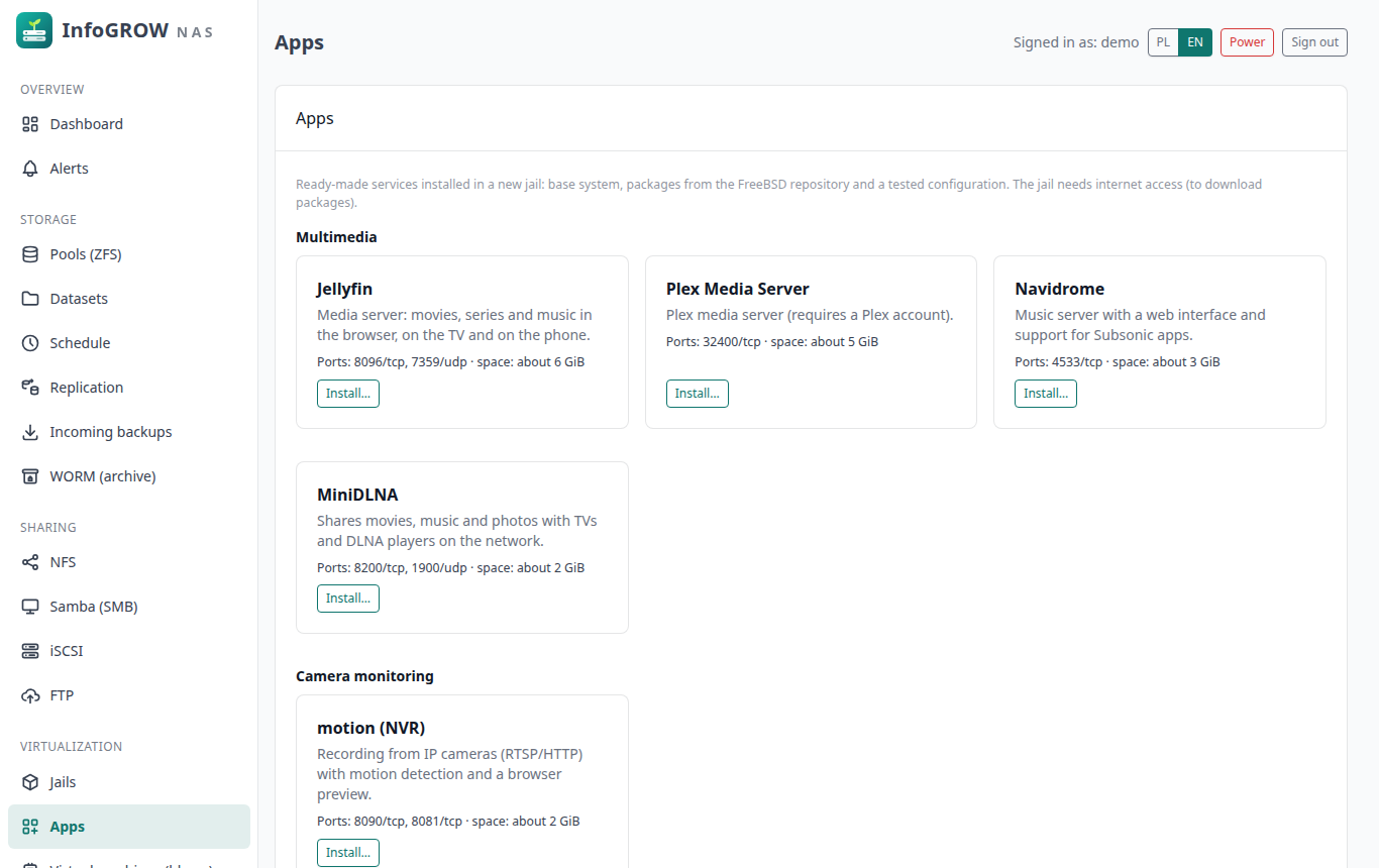 App catalog